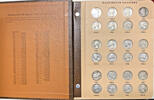 USA Washington Quarter 1932-1989 Set-Silver-Clad & Proof Coins-Dansco Coin Album A -