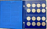 USA Half Dollar 1964-2001 Kennedy Silver-Clad & Proof Set-Whitman Deluxe Album (A) -