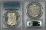 USA $1 Coin 1881-S Morgan Silver Dollar PCGS MS-65 Lightly Toned Gem BU (2A) -