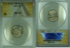 USA Jefferson Nickel Toned 5C ANACS MS 66 (52) -