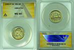 USA Jefferson Nickel Toned 5C ANACS MS 65 (18) -
