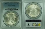 USA 1 Dollar Peace Silver $ Coin PCGS MS 64 (17) C -