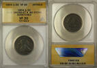 USA Crosslet 4 No Stems Draped Bust 1/2c Coin C-12 ANACS VF- 20 Details Scrt RL -