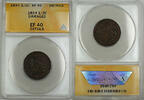 USA 1/2 Cent Classic Head Half ANACS EF-40 Details Damaged GK -