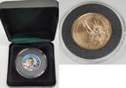 USA Dollar Barack Obama Colorized Presidential Coin in Littleton Case -