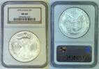 USA $1 Eagle American Silver Coin NGC MS 69 (5) -