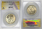 USA Half Dollar Walking Liberty 50c Coin ANACS MS 64 -