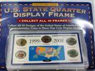 USA Quarter United States 5 Coin Colorized Set Still Sealed in Display Frame -