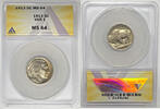 USA Buffalo Nickel Type 1 Coin Lightly Toned ANACS MS 64 Looks Better -