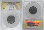 USA Half Cent Draped Bust Coin ANACS G 6 Details Scratched -