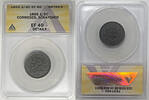 USA Half Cent Braided Hair Coin ANACS XF 40 Details Corroded Scratched -