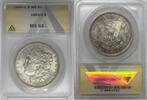 USA Dollar 1884-O Morgan Silver Coin Lightly Toned ANACS MS 61 -
