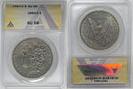 USA Dollar 1882-S Morgan Silver Coin Toned ANACS AU 58 Looks Better -