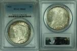 USA Dollar Peace Silver S$1 PCGS MS-62 Toned (31 G) -
