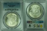 USA Dollar Morgan Silver Coin $1 PCGS MS-62 Looks Undergraded (37) A -