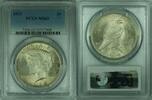 USA Dollar Peace Silver S$1 PCGS MS-62 Undergraded Toned (31 U) -