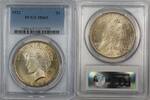 USA $1 Coin Silver Peace Dollar PCGS MS-63 Toned (12c) -