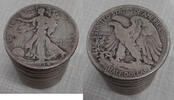 USA Half Dollar 1934-D Walking Liberty  Roll 20 Circulated 90% Silver Co... 335.08 £  +  18.62 £ shipping