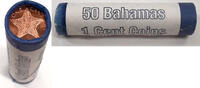 Weltmünzen 1 Cent 1998 Bahamas  BU Coins w/Starfish - Roll of 50 in Wrap... 70.74 £  +  18.62 £ shipping