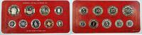 European Coins 1976 Republic of Malta Proof Set, 9 Gem Coins w/Case & COA, Card Has Writing -