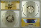 European Coins 1883 Great Britain 1S Shilling Silver Coin ANACS EF-45 Details Cleaned Residue -