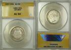 European Coins 1883 Great Britain 1S Shilling Silver Coin ANACS AU-50 -