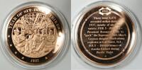 Exonumia Bronze Proof Medal Year of Sitdown Strikes -