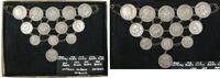 European Coins German Coin Chain Linked Breastplate Jewelry- 13 Silver Coins- 2,3,5 Mark- W/box -