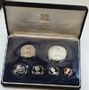Weltmünzen Sterling Franklin Mint Virgin Islands Proof Set with Silver .925 1$ Coin -