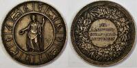 Exonumia Medal Switzerland Farming Festival Silver Toned and Circulated Agricultural -