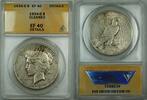 USA Peace Dollar 1934-S Silver Coin $1 ANACS EF-40 Details Cleaned GK -