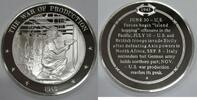 Exonumia Sterling Franklin Mint History of the U.S. Silver Medal War of Production -