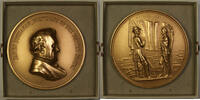 Exonumia Bronze James Buchanan Presidential High Relief Peace Medal US Mint Opened -