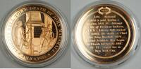 Exonumia Bronze Proof Medal Liberty Bell Tolls Death of John Marshall July 8 -