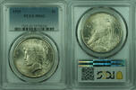 USA $1 Coin Peace Silver Dollar PCGS MS-62 Better Coin (29) -