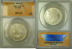 Weltmünzen 4 Soles 1857-P FJ Bolivia Silver Coin ANACS MS-61 -