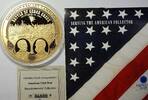 Exonumia Bronze Civil War Proof Large Medal Battle of Cedar Creek with COA -
