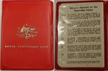 Weltmünzen Australian Mint Set 6 UNC Coins in Red plastic case -
