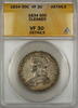 USA Half Dollar 1834 Capped Bust Silver  50c Coin ANACS VF-30 Details Cl... 183.05 £ Tax included +  18.49 £ shipping