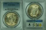 USA Dollar Peace Silver S$1 PCGS MS-63 Toned (35B) -