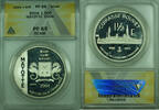 Weltmünzen 1.5 Euro 1.50E France ANACS PF 65 DCAM Mayotte Essai Proof Silver Coin -