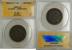 USA Large Cent 1C ANACS F12 LG Date Details Corroded -