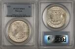 USA $1 Coin Morgan Silver Dollar PCGS MS-64 (BR 10 C) -