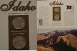 USA Quarter Idaho 2007 P&D for Anniversery of Statehood Bonus Stamp -