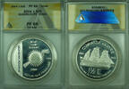 Weltmünzen 1.5 Euro 1.50E France ANACS PF 66 DCAM Guadeloupe Essai Silver Proof Coin -