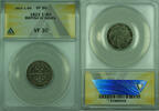 Weltmünzen 30 1/8 Dollar 1/8D British West Indies ANACS VF Silver Coin KM#2 -