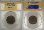 Exonumia Token Patriotic Civil War 258/446a ANACS EF-40 -
