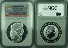 Weltmünzen 1 Dollar Australia Silver 1 Oz Koala $ Coin NGC MS-70 First Year Issue (E) -