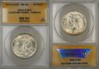 USA Half Dollar 1941-S Walking Liberty Silver 50c ANACS MS 60 (Better Coin) -