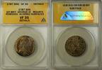 Weltmünzen Great Britain Six Pence 6p Silver Coin ANACS VF-35 Details Mounts Removed -